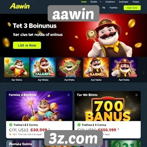 Destaques das promoções e bônus oferecidos no Aawin