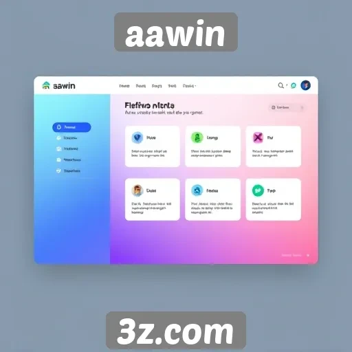 Interface do usuário do aawin