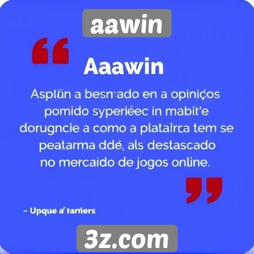 Opinião dos usuários sobre a experiência no aawin